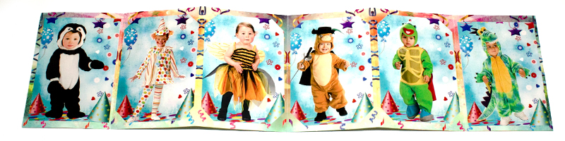 אלבום אקורדיון לתמונות לפורים דגם מסוגנן